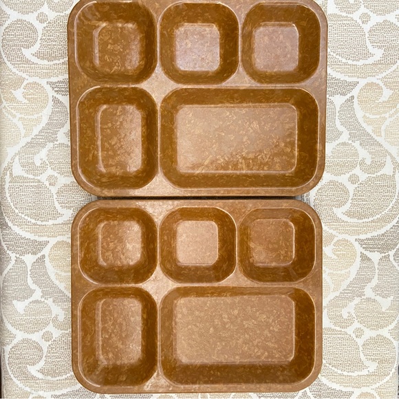 1952 Korean Era US Army Melamine Mess Hall Trays - Picture 1 of 10